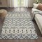 Jonathan Y Aksil Moroccan Beni Souk Cream/Navy 8 ft. x 10 ft. Area Rug MOH208F-8 - alternate 7