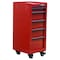 Viper Tool Storage 16-Inch 5-Drawer 18G Steel Rolling Tool/Salon Cart, Red V1605RDR - alternate 3