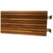 Homeroots 30" Brown Wall Mount Teak Rectangular Shower Bench 549331 - alternate 4