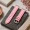 Elegani Alligator-Embossed Leather Watch Replacement Band Compatible with Apple Watch 44mm, Pink LSHQ-PNK-44mm - alternate 3