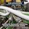 Kable Kontrol Convoluted Split Wire Loom Tubing - 1-1/2" Inside Diameter - 50' Length - White WL907-SP50-WHITE - alternate 5