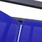 Leisuremod Marlin Patio Chaise Lounge Chair with Armrests in Black Aluminum Frame, Navy Blue MLABL-77NBU - alternate 6