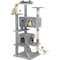 Simple Deluxe Cat Tree for Indoor Cats, 54 Inches Cat Tower with Scratching Post, Multi-Level Climbing Tree Cat H 3A88CATTREE54INLGRY - alternate 1