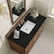 James Martin Vanities Lorelai 48" Single Vanity, Mid-Century Walnut, w/ 3 CM Phantome Eclos Top 424-V48-WLT-3PHT - alternate 9