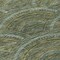 Homeroots 8' Olive Green Fern Green And Silver Round Geometric Washable Indoor Outdoor Area Rug 615214 - alternate 5