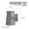 Stz Industries 1-1/4 in. FIP X 1 in. D FIP 1 in. D FIP Black Iron 3.9 in. L Reducing Tee 310RT-11411 - alternate 7