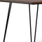 Homeroots 66" Brown and Black Wood and Iron Dining Table 640714 - alternate 4