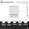 Kingston Brass 60" Acrylic Anti-Skid Alcove Left-Hand Drain Tub with Right Sliding Tub Door, White/Matte Black KVTAM6032L22B0 - alternate 6