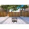 Homeroots 15" Chocolate Plastic Outdoor Side Table 543733 - alternate 8