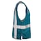 Dome75 Hi-Vis Safety Vest SM/MD Class Non-ANSI/Enhanced Visibility , Zipper 2 Pockets, 1 Mic Tab DV1281 - alternate 6