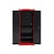 Craftsman 2000 Series Garage Storage Cabinet, Black/Red, 32 in W x 18 in D x 74 in H CMST23201RB - alternate 5
