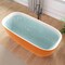 Anzzi Piete Series 32in W x 68in D x 25in H Orange Freestanding Bathtub MN6732OGS - alternate 1