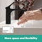 Hansgrohe Vivenis Single-hole Faucet 80 with Pop--Up Drain, 1.2 GPM in Matte Black 75010671 - alternate 2
