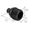 Thrifco Plumbing 1/2" x 1/2" PPSU Adapter MPT x F1960 - (PEX A) 7930183 - alternate 5