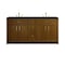 James Martin Vanities Bellshire 72" Double Vanity, Honey Oak w/ 3 CM Phantome Eclos Top 660-V72-HNO-3PHT - alternate 1
