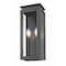 Z-Lite Nova 2 Light Outdoor Wall Light, Black/Clear, 5.5 In W x 16.5 In H 5018S-BK - alternate 5
