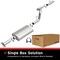 Bre Exhaust Exhaust System, Aluminized Steel; With Muffler; 2-1/4 Inch Pipe Diameter; Single Exhaust 106-0003 - alternate 4