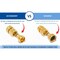 Morvat Brass Quick Connect Hose Fittings for Source Connections, 6PK MOR-SBQCONNECTOR-6-A - alternate 6