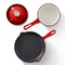 Megachef 7 Piece Enameled Cast Iron Cookware Set in Red 750124525M - alternate 6