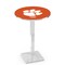Holland Bar Stool Co 42" Chrome Clemson Pub Table, 36" dia. Top L217C4236Clmson - alternate 1