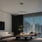 Jonathan Y Brice 23.75" Modern Contemporary Metal Round Dimmable Integrated LED Pendant, Blue JYL7203D - alternate 10