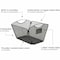 Safco Desktop Tub File, Black, Steel, 12 1/2 in W, 13 3/4 in L, 9 1/2 in H, 13.75" D 2162BL - alternate 3