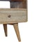 Homeroots 35in Oak Solid Wood Enclosed and Open Storage TV Stand 719183 - alternate 9