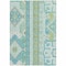 Homeroots 10' X 14' Mint Green Blue And Ivory Aztec Washable Indoor Outdoor Area Rug 598483 - alternate 8