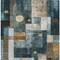 Homeroots 8' X 10' Teal Blue Gray And Gold Geometric Washable Indoor Outdoor Area Rug 604485 - alternate 7