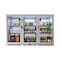 Koolmore 3 Door Stainless Steel Back Bar Cooler Counter Height Glass Door Refrigerator BC-3DSW-SS - alternate 1