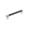 Amerock Esquire 12 inch 305mm Center-to-Center Polished Nickel/Gunmetal Appliance Pull BP54040PNGM - alternate 1