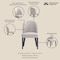 Manhattan Comfort 8-Piece Hillman Dining Chair and Arm Chair in Light Grey 8-DC087AR2-LG - alternate 7