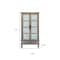 Homeroots 28in Brown Wood Accent Cabinet With Two Doors And One Drawer 716323 - alternate 5