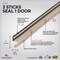 M-D Building Products Building Products 81'' Premium Rubber PLATINUM Top & Sides Door Seal for Doors W/ Kerf/Channel Beige 43348 - alternate 6
