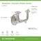 Symmons Braston Wall Mounted Double Robe and Towel Hook 583DRHSTN - alternate 3