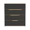 Homeroots 32" Natural And Black Four Drawer Dresser 543993 - alternate 1