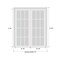 Sartodoors Interior Double Doors 72 x 96 inches, BASIC 9801 White, Wood Interior Solid Panel Frame, Closet B BASIC9801DD-SKIN-7296 - alternate 5