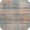 Homeroots 8' Copper Gray And Blue Round Striped Washable Indoor Outdoor Area Rug 588054 - alternate 8