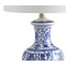Jonathan Y Jennifer 25.25" Ceramic/Metal LED Table Lamp, Blue/White, 2PK JYL1072A-SET2 - alternate 12