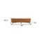 Homeroots 59" Beige and Brown Upholstered Polyester Blend Bench with Drawers 524066 - alternate 3