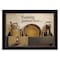 Homeroots Family Gather Here 1 Black Framed Print Kitchen Wall Art 415855 - alternate 1