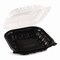 Karat Polypropylene Plastic Hinged Container, 9 x 9 x 3, Black/Clear, Plastic, 150PK FP-PHC99PP-1C - alternate 6