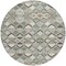 Homeroots 8' Sage And Off White Round Geometric Washable Indoor Outdoor Area Rug 608995 - alternate 6