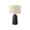 Monarch Specialties Lighting, 27"h, Table Lamp, Black Ceramic, Beige Shade, Contemporary, Modern I 9906 - alternate 1