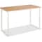 Safco Standing Desk Stand-Up Workstation, Laminated Wood, Beech/White 1943BHWH - alternate 1