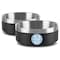 Petmaker Set of 2 Stainless Steel Dog Bowls 32oz Double Wall Insulated Non Slip Metal for Small-Medium Pets PET6425 - alternate 6