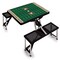 Picnic Time Family Of Brands Army Black Knights - Football Field - Picnic Table Portable Folding Table, Black 811-00-175-765-0 - alternate 1