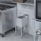 Amgood 1 bowl, Freestanding, 304 Stainless Steel, 14 in. W x 19 in. L x 33 in. H AMG SINK BAR S1C-101410-NF-Z - alternate 5