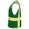 Dome75 Hi-Vis Safety Vest SM/MD Class Non-ANSI/Enhanced Visibility , Zipper 6 Pockets, 2 Mic Tab DV2183 - alternate 5