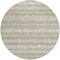 Homeroots 8' Beige And Ivory Round Southwestern Washable Indoor Outdoor Area Rug 587508 - alternate 5